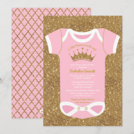 Inbjudan till den lilla prinsessan Baby Bodykostym