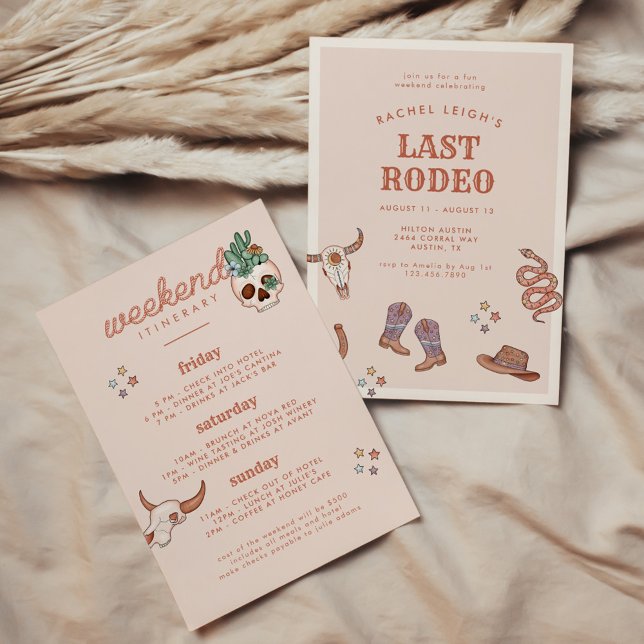 Inbjudan till Desert Cowgirl Bachelorette Helg (Skapare uppladdad)
