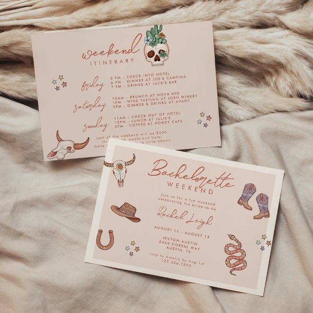 Inbjudan till Desert Cowgirl Bachelorette Helg (Skapare uppladdad)