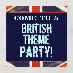 Inbjudan till det brittiska Temapartyet (Square)