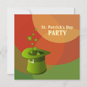 Inbjudan till det irländska partiet St. Patrick's