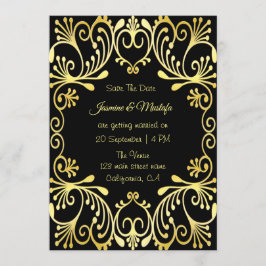 Inbjudan till det islamiska bröllopsmötet i Romant