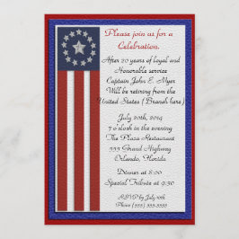 Inbjudan till det militära Pension-partiet