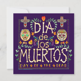 Inbjudan till Dia de Los Muertos - Day of the dead