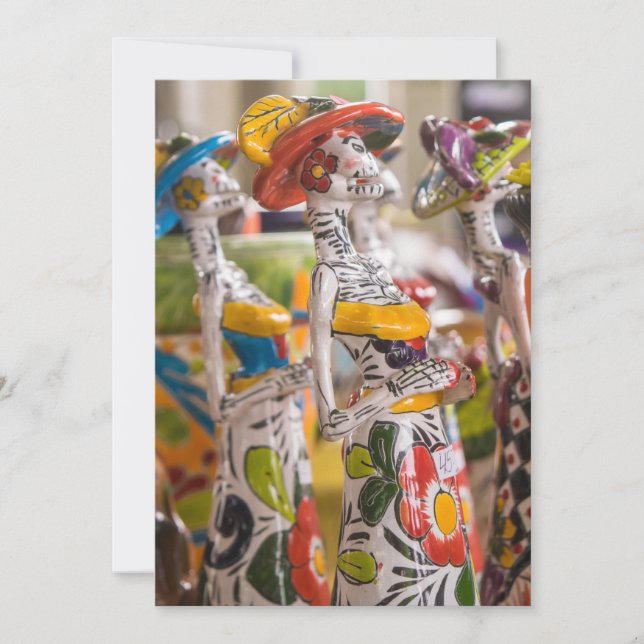 Inbjudan till Dia de los Muertos (Day of the dead) (Framsida)