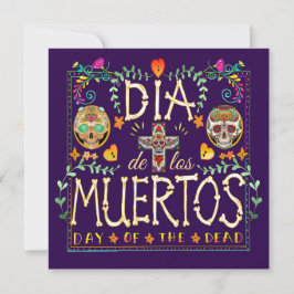 Inbjudan till Dia de Los Muertos - Day of the dead