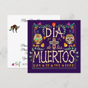 Inbjudan till Dia de Los Muertos - Day of the dead