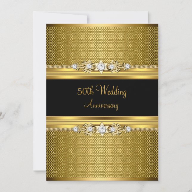 Inbjudan till Diamantbröllop 50 år (Framsida)