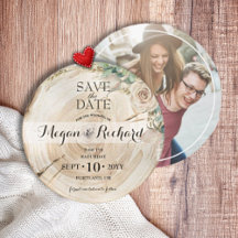 Inbjudan till Digital Elegant Rustic Wood Greenery