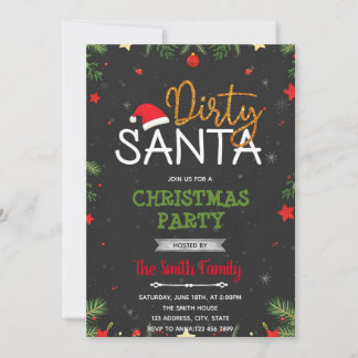 Inbjudan till Dirty Santa-fest
