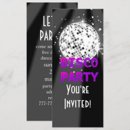 Inbjudan till Disco Party Klubb