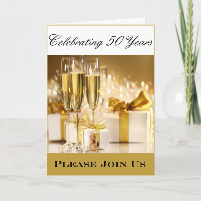 Inbjudan till Diva's 50-årsfirande (Framsida)