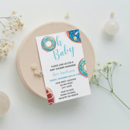 Inbjudan till Donut Baby Shower