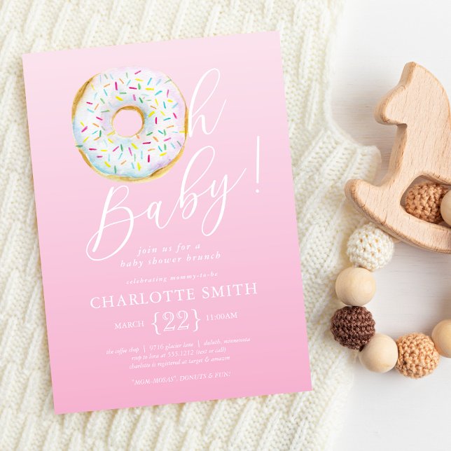 Inbjudan till Donut Baby Shower (Skapare uppladdad)