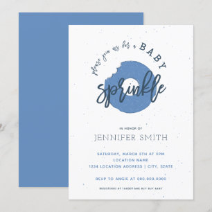 Inbjudan till Doughnut Baby Sprinkle Blue Boy Show