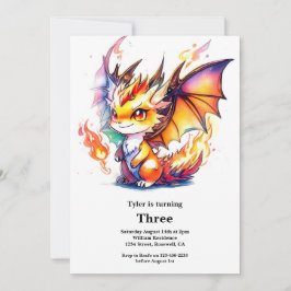 Inbjudan till Dragon Birthday