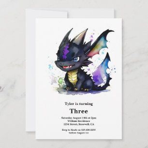 Inbjudan till Dragon Birthday