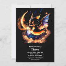 Inbjudan till Dragon Birthday