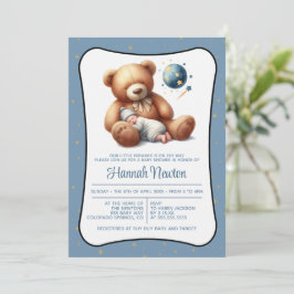 Inbjudan till Dream Bear Baby Shower