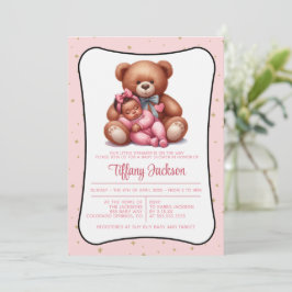 Inbjudan till Dream Bear Baby Shower
