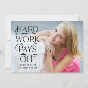 Inbjudan till Driven Grad Editable Färg Studenten