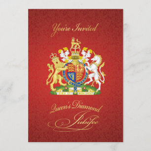 Inbjudan till drottning Elizabeth Diamond Jubilee