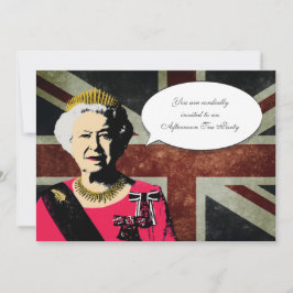 Inbjudan till drottning Elizabeth Tea Party