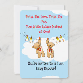 Inbjudan till dubbla babyskor