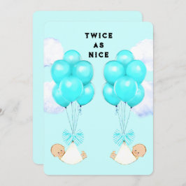 Inbjudan till dubbla barnskor