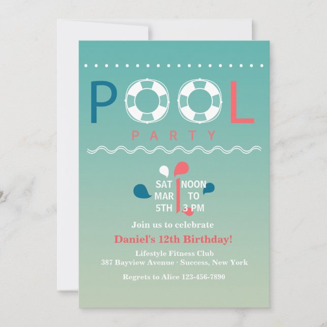 Inbjudan till dubbla Life Preservers (Framsida)