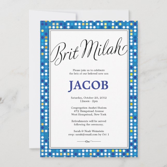 Inbjudan till dubbla stjärnor/cirkulationen (Framsida)