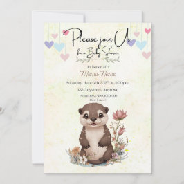 Inbjudan till duschdusch i baby