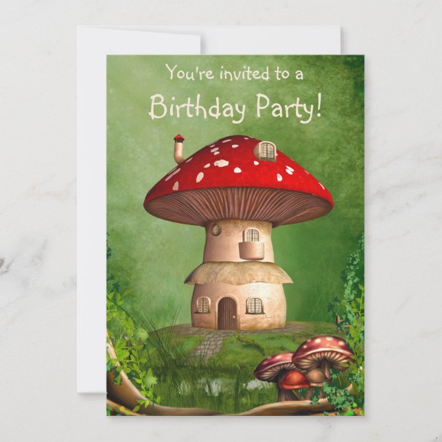 Inbjudan till Dwarf-land (Framsida)