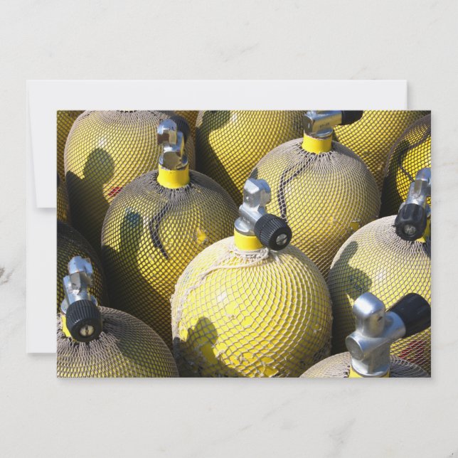 Inbjudan till Dyka av utrustning (Framsida)