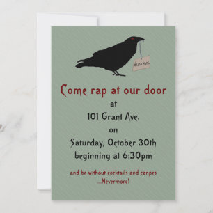 Inbjudan till Eerie Raven Halloween fest
