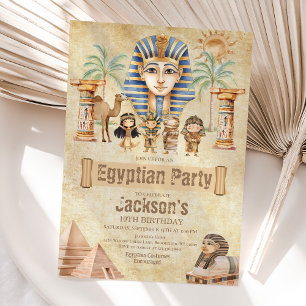 Inbjudan till Egypten på födelsedag