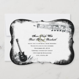 Inbjudan till Electric Guitar Rough Music Wedding