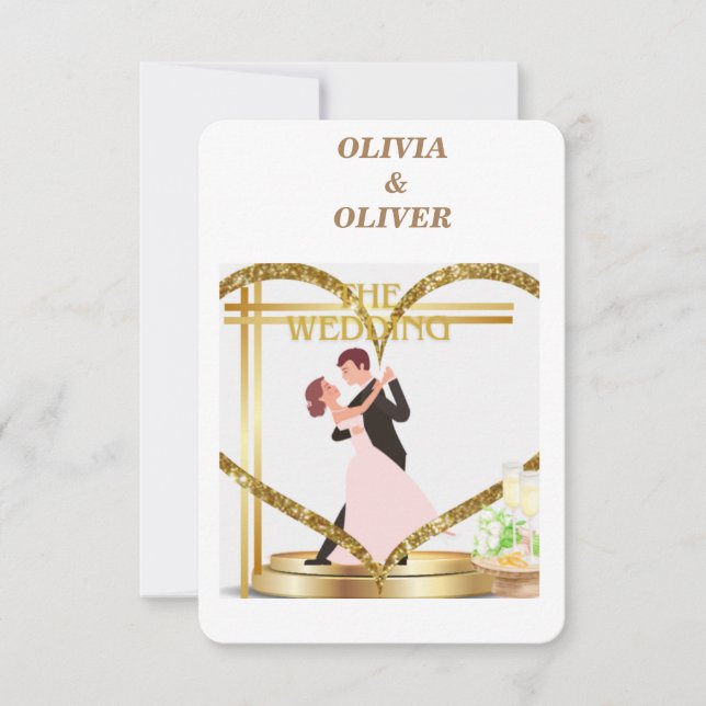 Inbjudan till elegant. (Framsida)