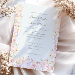 Inbjudan till elegant Bohemian Garden Wedding