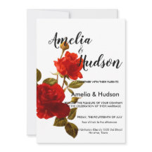 inbjudan till elegant bröllop