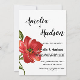 inbjudan till elegant bröllop