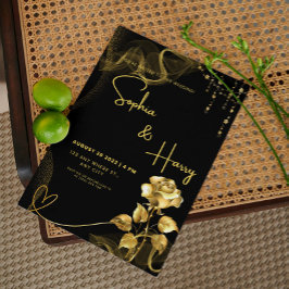 Inbjudan till elegant bröllop - Klassiskt bröllop 