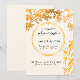 Inbjudan till elegant bröllop | Östtimor Kärlek