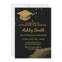 Inbjudan till elegant Chic Studenten