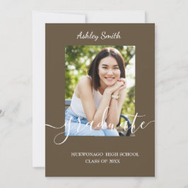 Inbjudan till elegant Chic Studenten