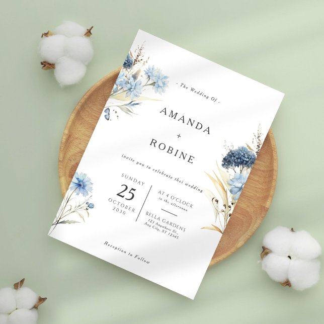 Inbjudan till elegant Eucalyptus Wedding (Skapare uppladdad)