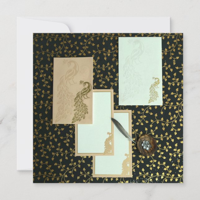 Inbjudan till elegant för husdjursinbjudningar | I (Framsida)