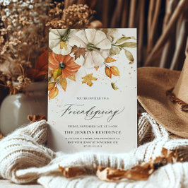 Inbjudan till elegant Friendsgiving
