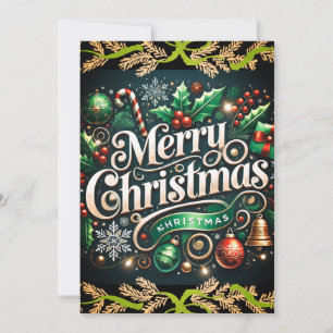 Inbjudan till elegant God jul-part