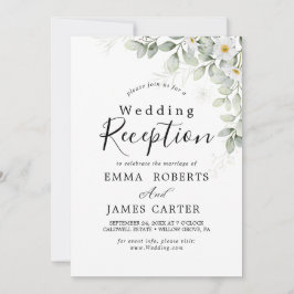 Inbjudan till elegant Grey-bröllopsbröllop